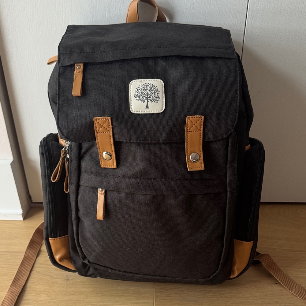 Parker Baby Co Book bag Diaper Bag